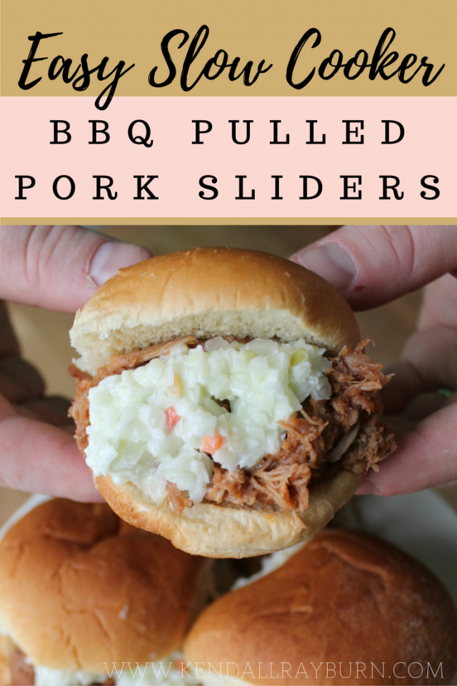 Slow Cooker BBQ Pulled Pork Sliders