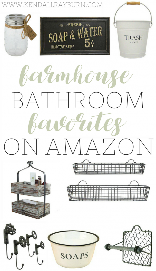 Farmhouse Bathroom Decor