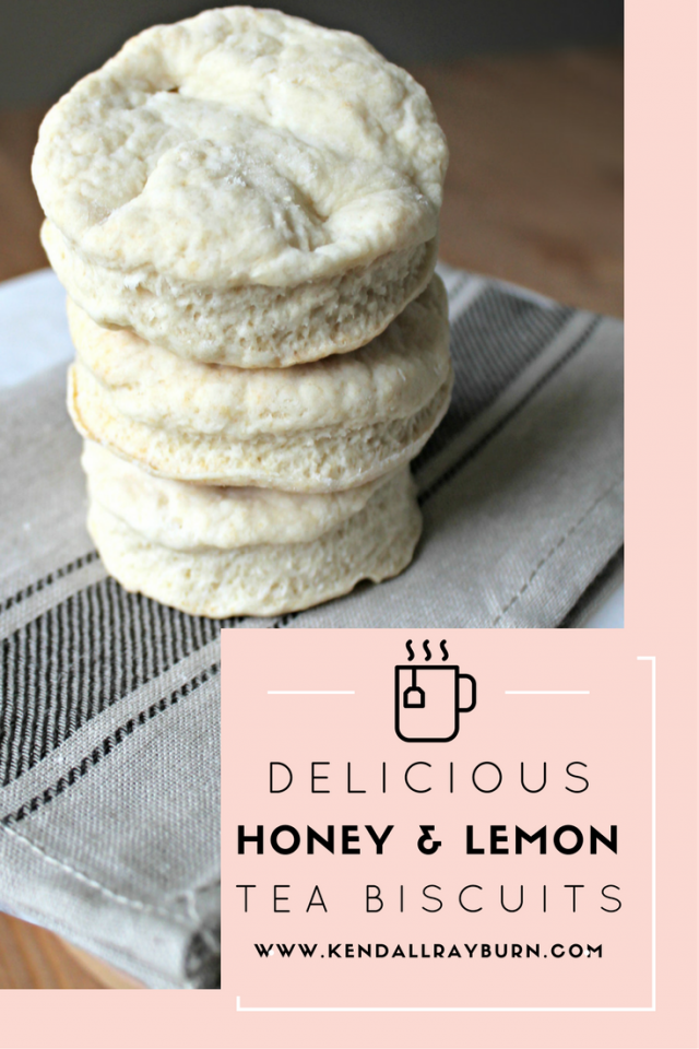 Honey Lemon Tea Biscuits 