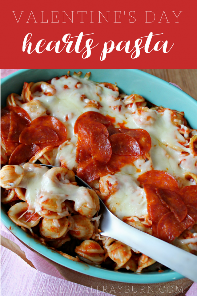 Valentine's Day Hearts Pasta