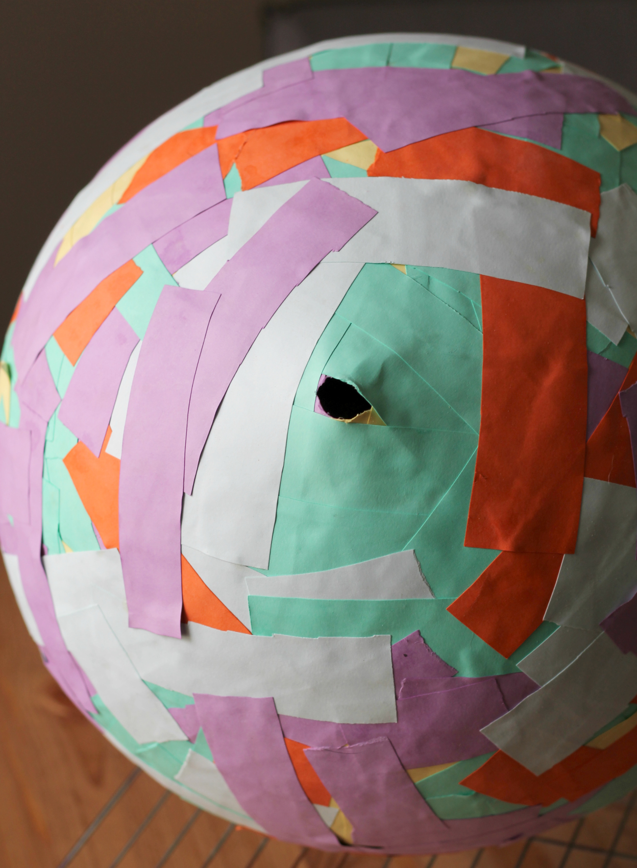 DIY Paper Mache Easter Egg Basket