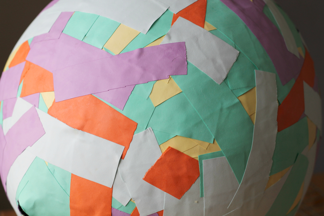 DIY Paper Mache Easter Egg Basket
