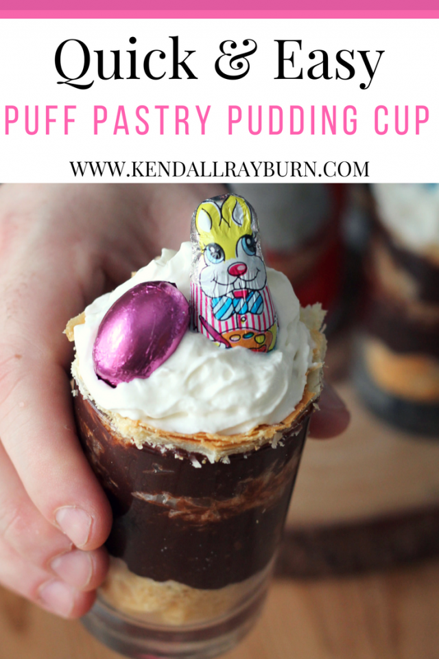 Puff Pastry Pudding Cup
