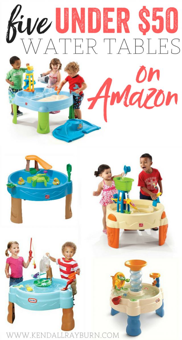 5 Under $50 Water Tables for Kids on Amazon!