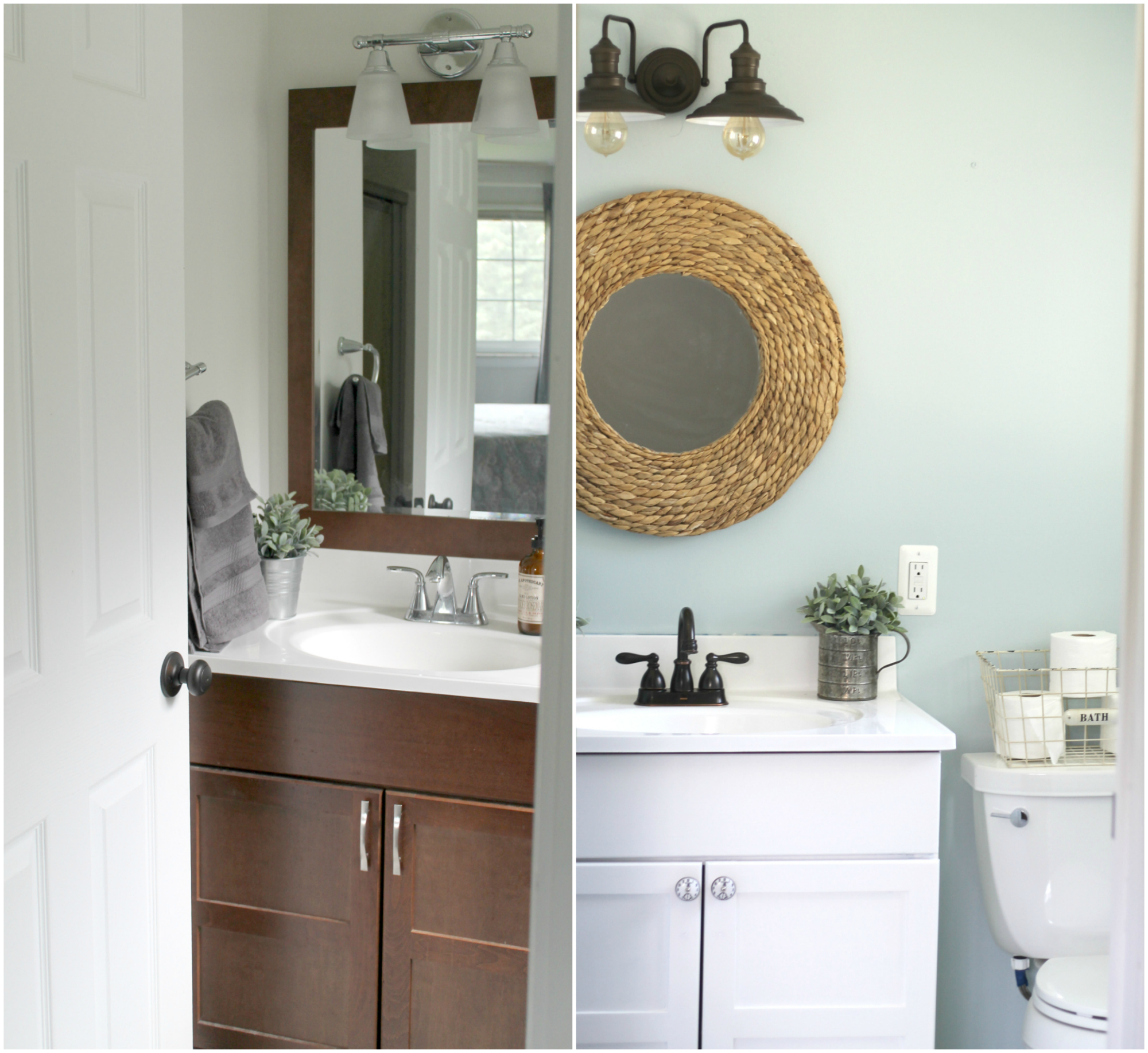 Budget-Friendly Small Bathroom Makeover