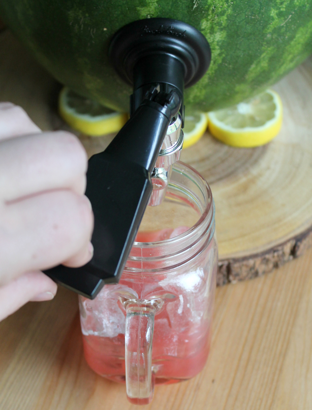 Mint Watermelon Lemonade Cocktail