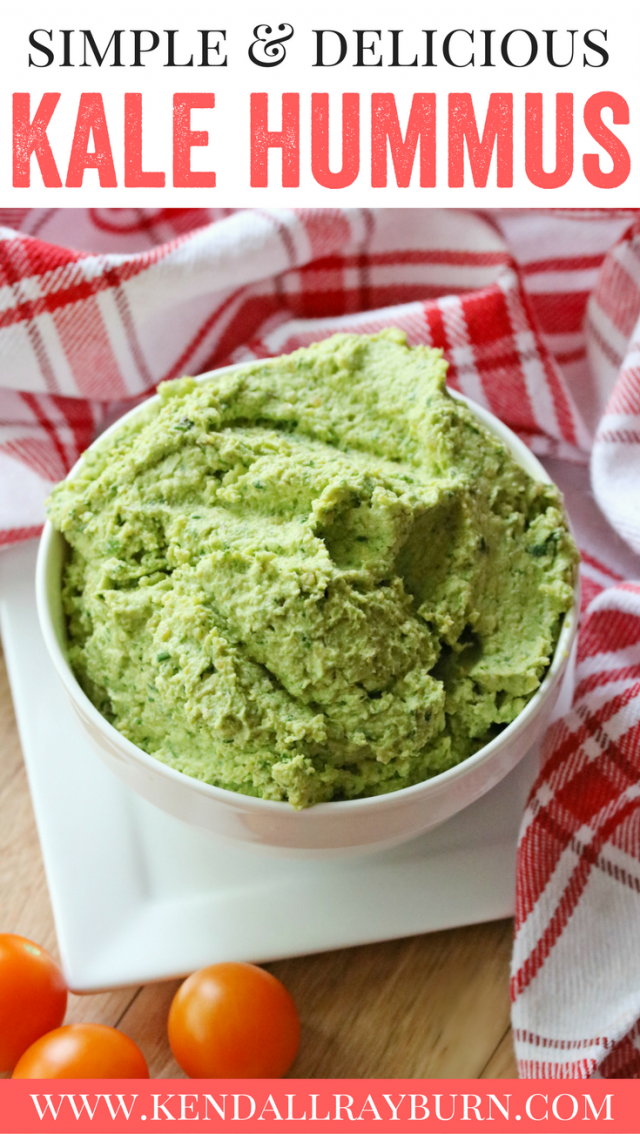 Simple & Delicious Kale Hummus