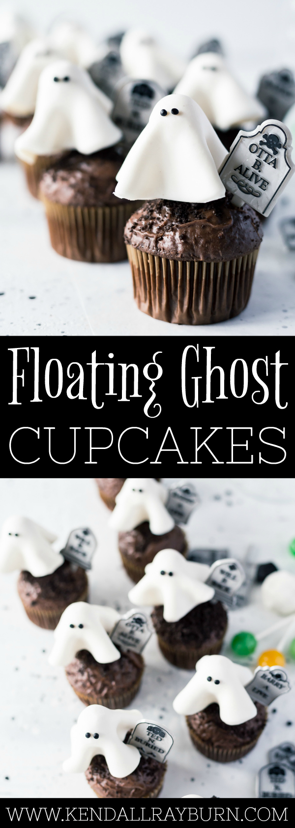 Floating Ghost Cupcakes