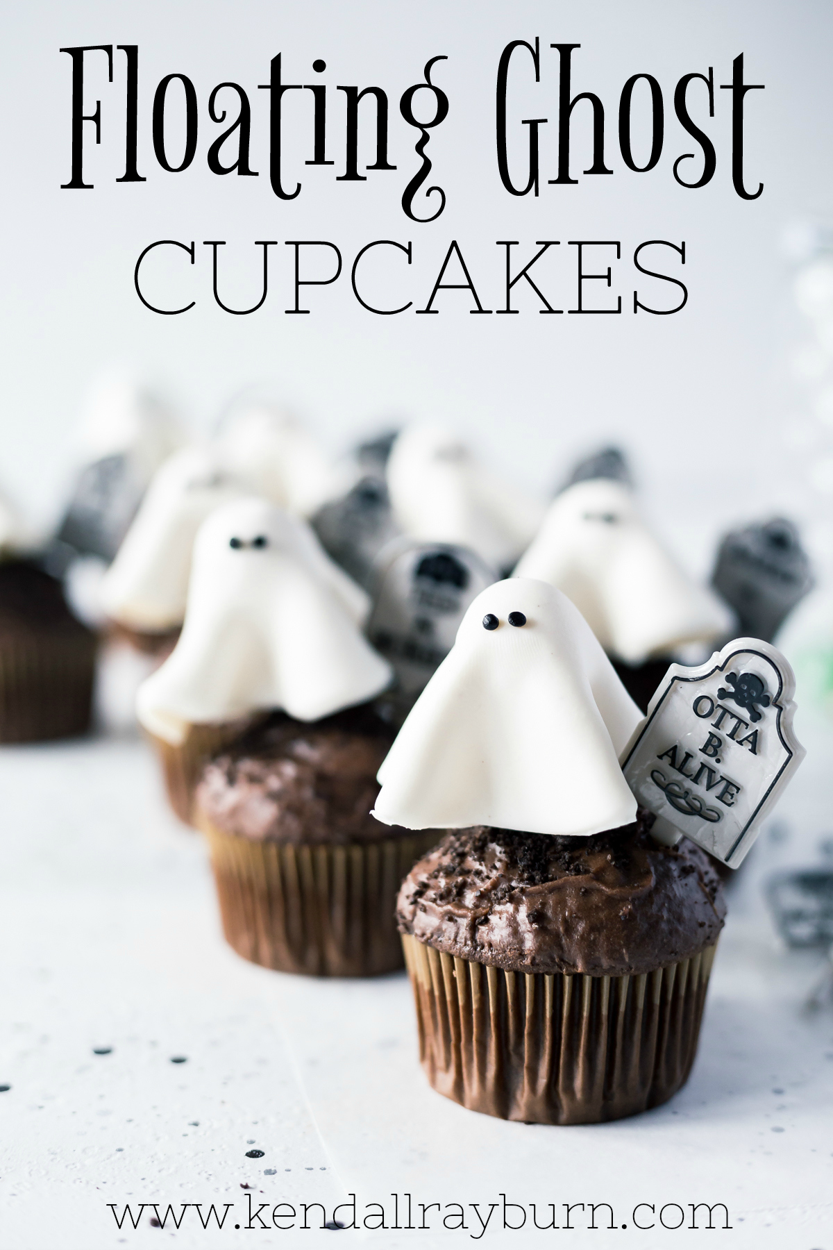 Floating Ghost Cupcakes