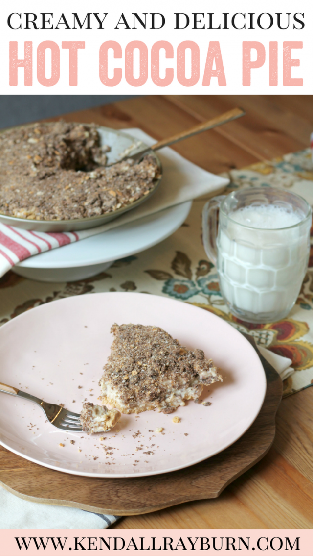 Whipped Hot Cocoa Pie