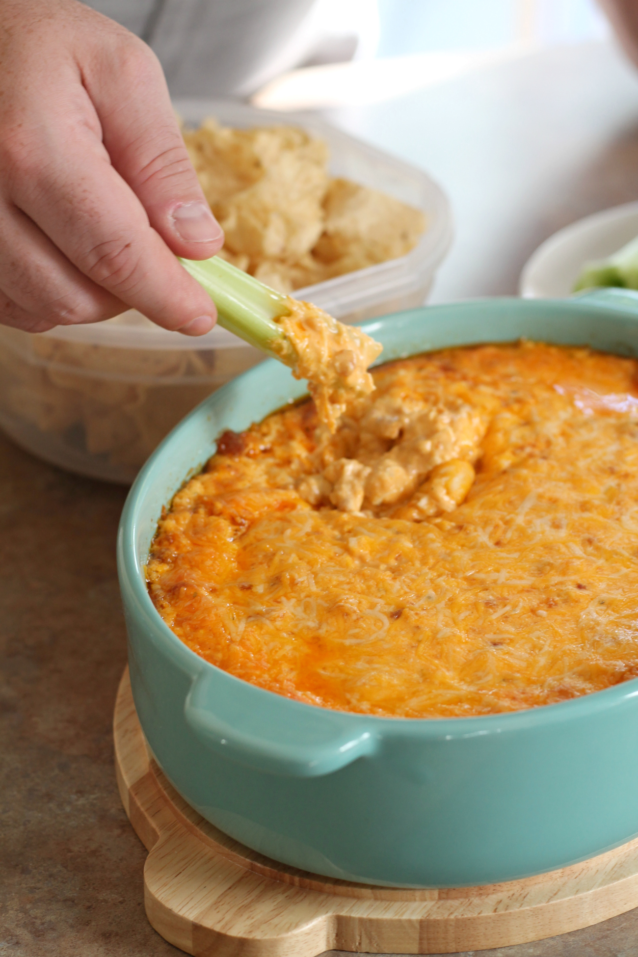 Easy Buffalo Chicken Dip