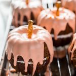 Mini Pumpkin Bundt Cakes with Cheesecake Filling