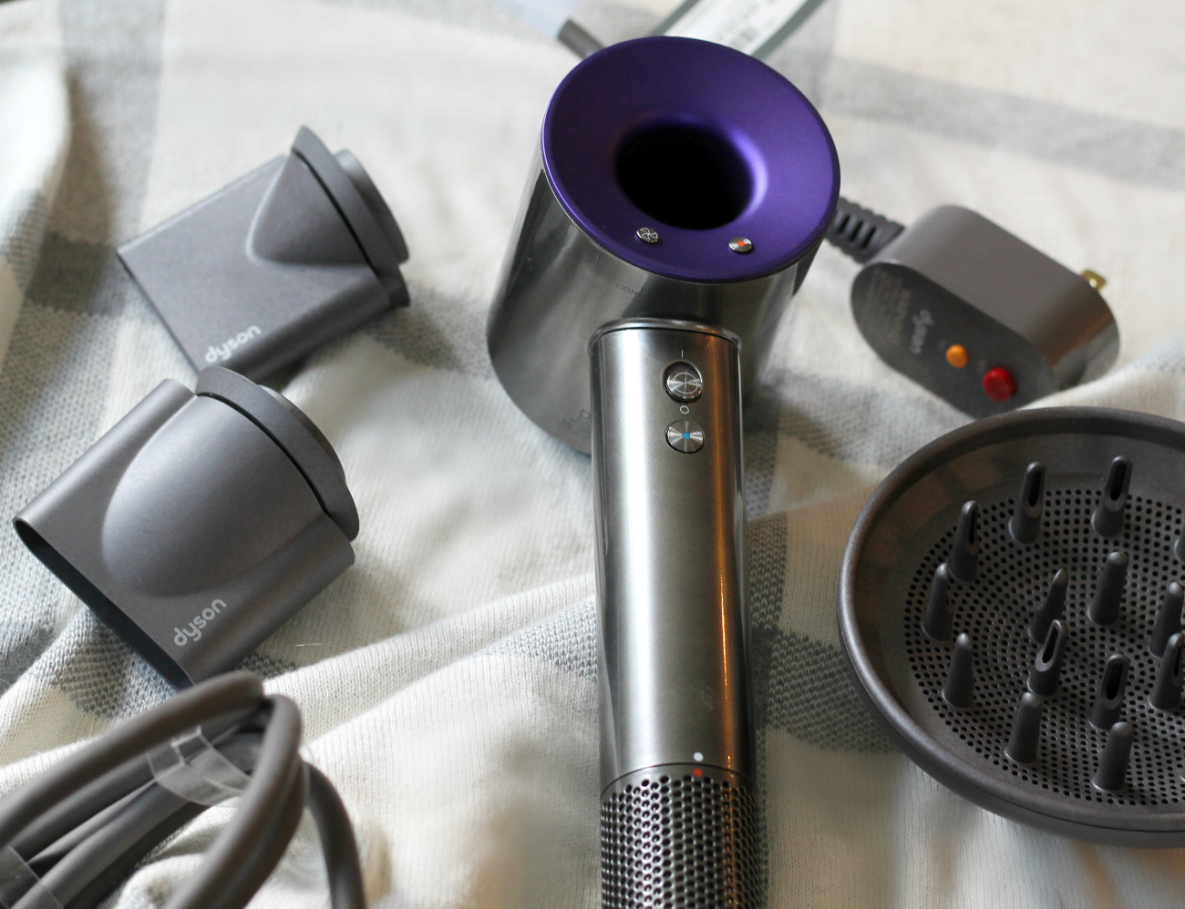 Dyson hair dryer purple online