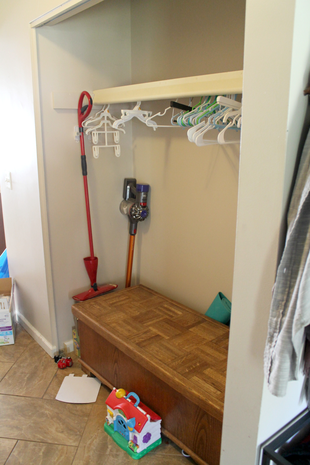 How to Turn a Hallway Closet into a Mudroom on a Budget