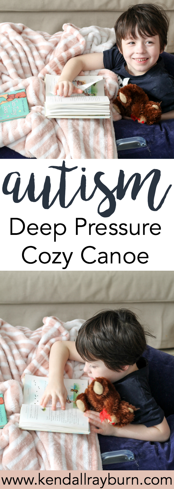 Autism: Cozy Canoe Reading Nook perfect for reading and relaxing!