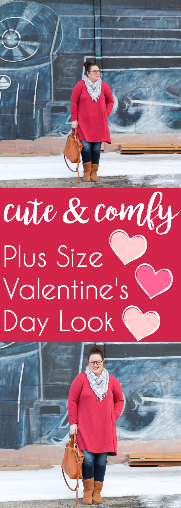 Cute and Comfy Valentine's Day Look