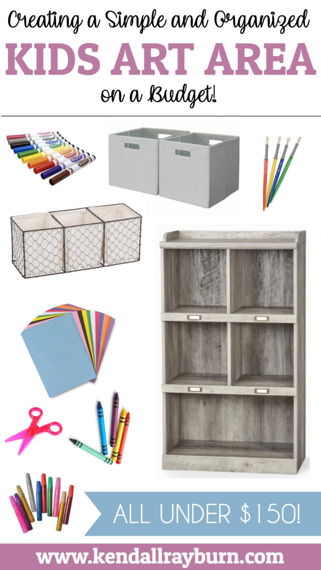 Creating a Kids Art Area on a Budget