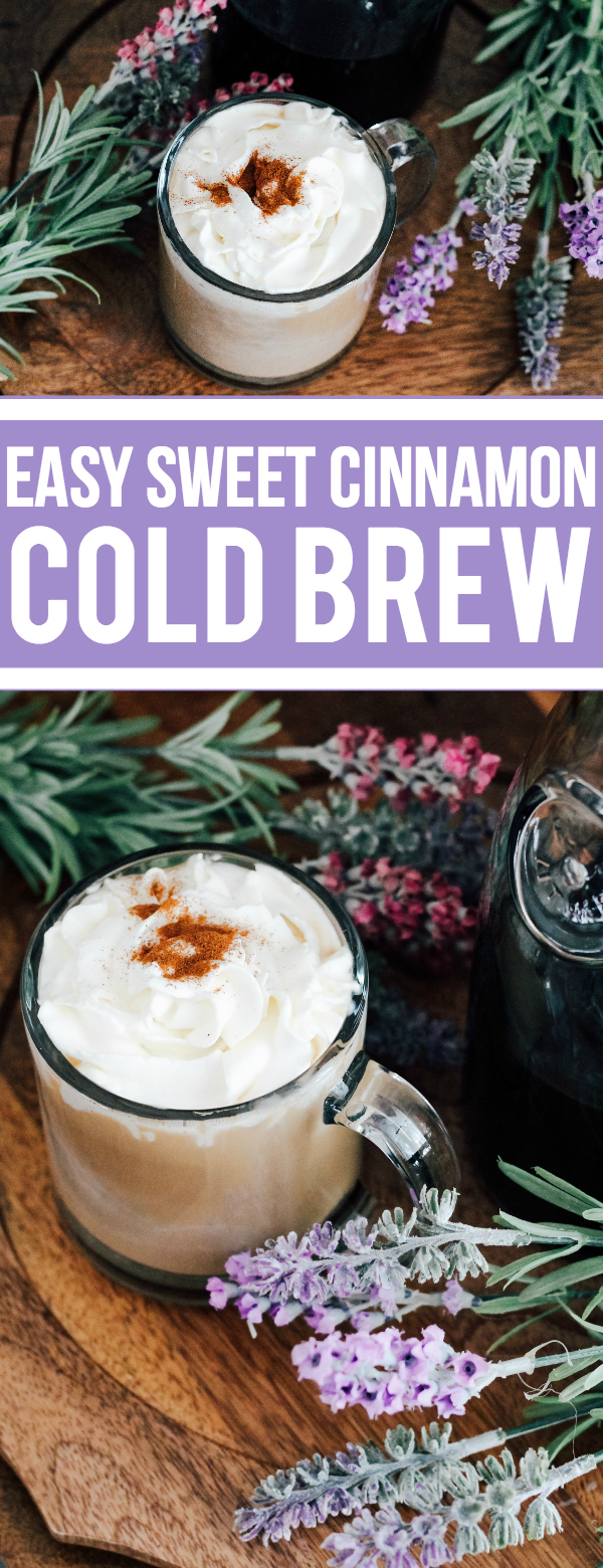 Easy Sweet Cinnamon Coconut Cold Brew