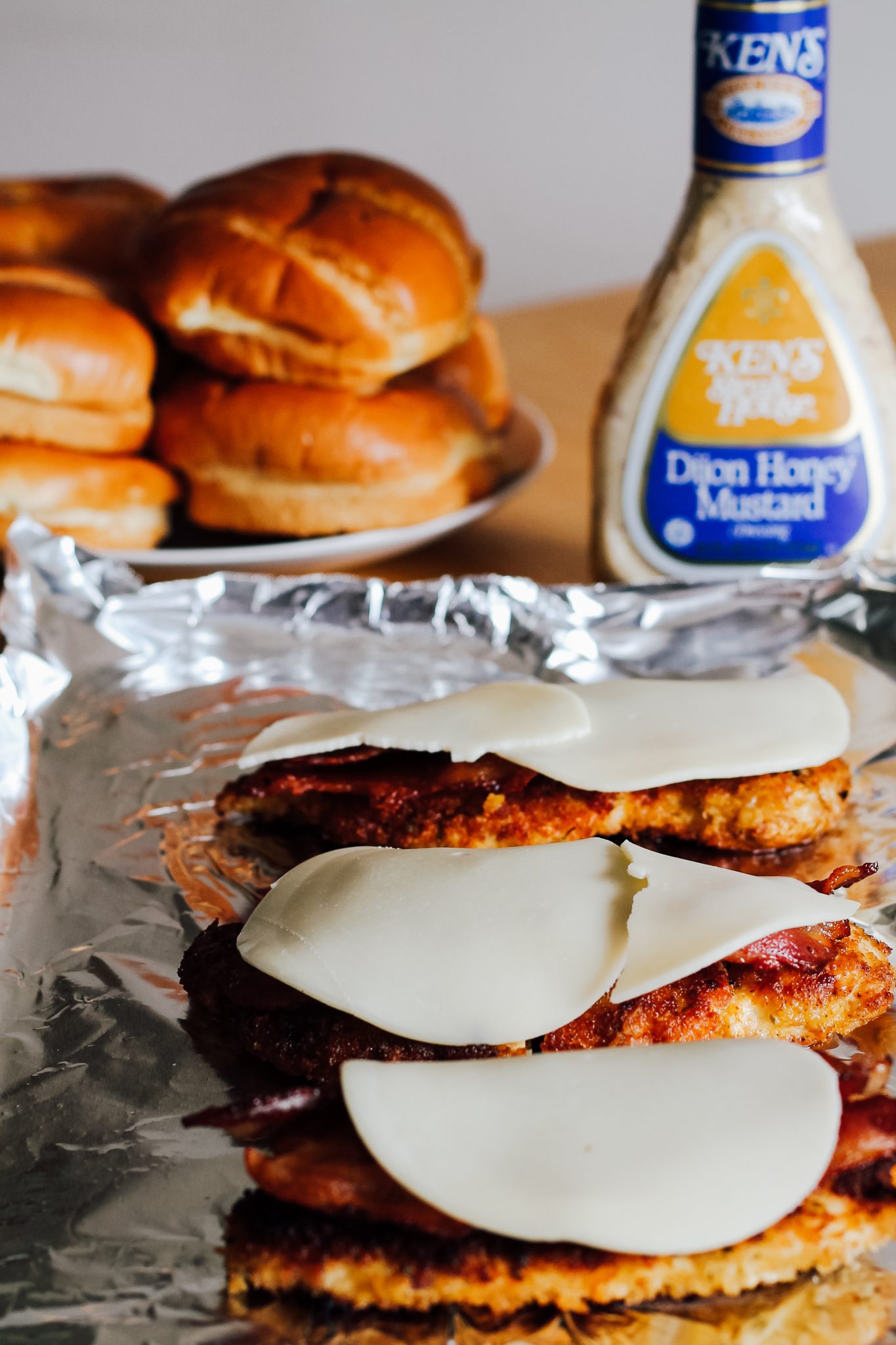 Dijon Honey Mustard Fried Chicken Sandwich