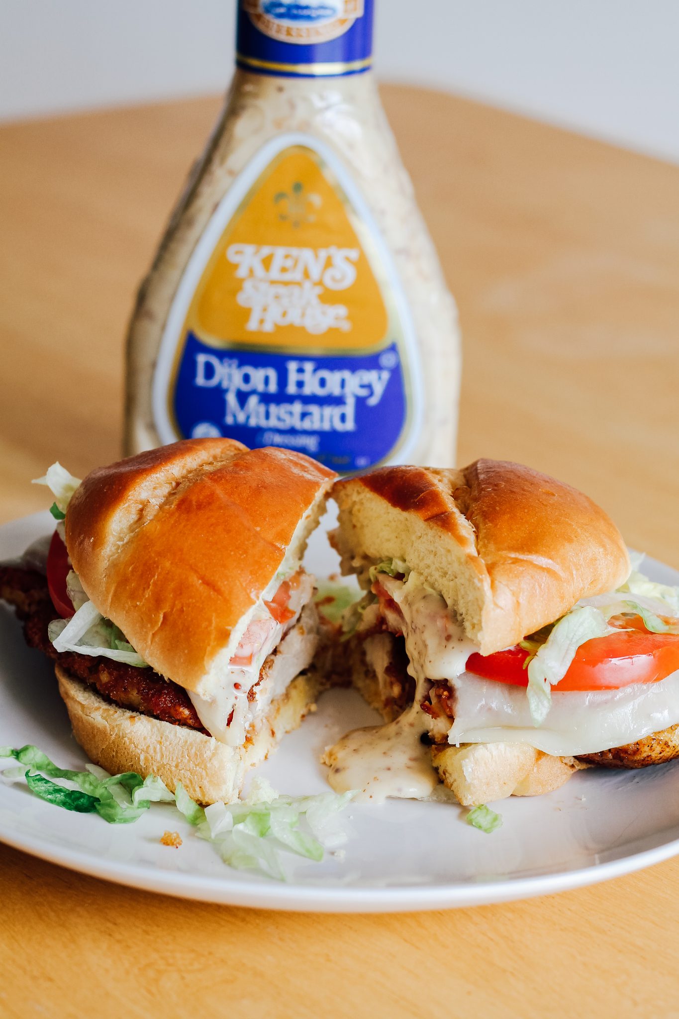 Dijon Honey Mustard Fried Chicken Sandwich