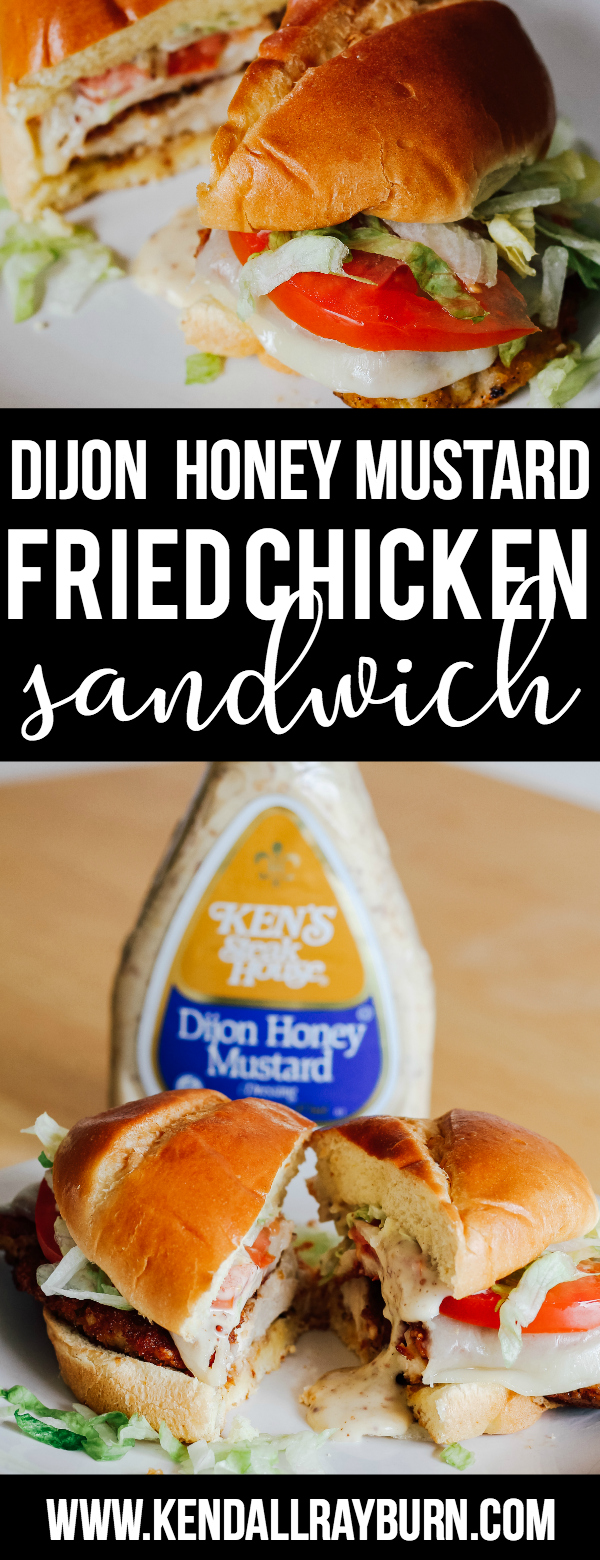 Dijon Honey Mustard Fried Chicken Sandwich