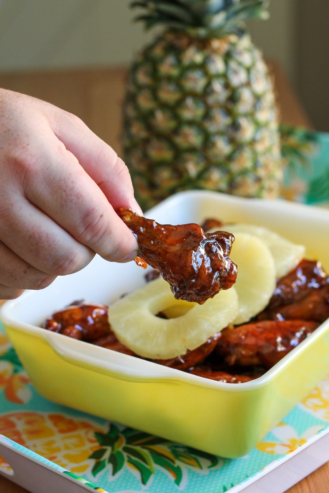 Pineapple Mango Habanero Chicken Wings