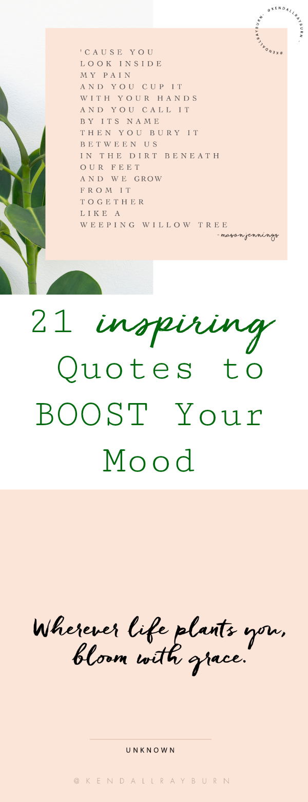 21 Inspiring Quotes to BOOST Your Mood