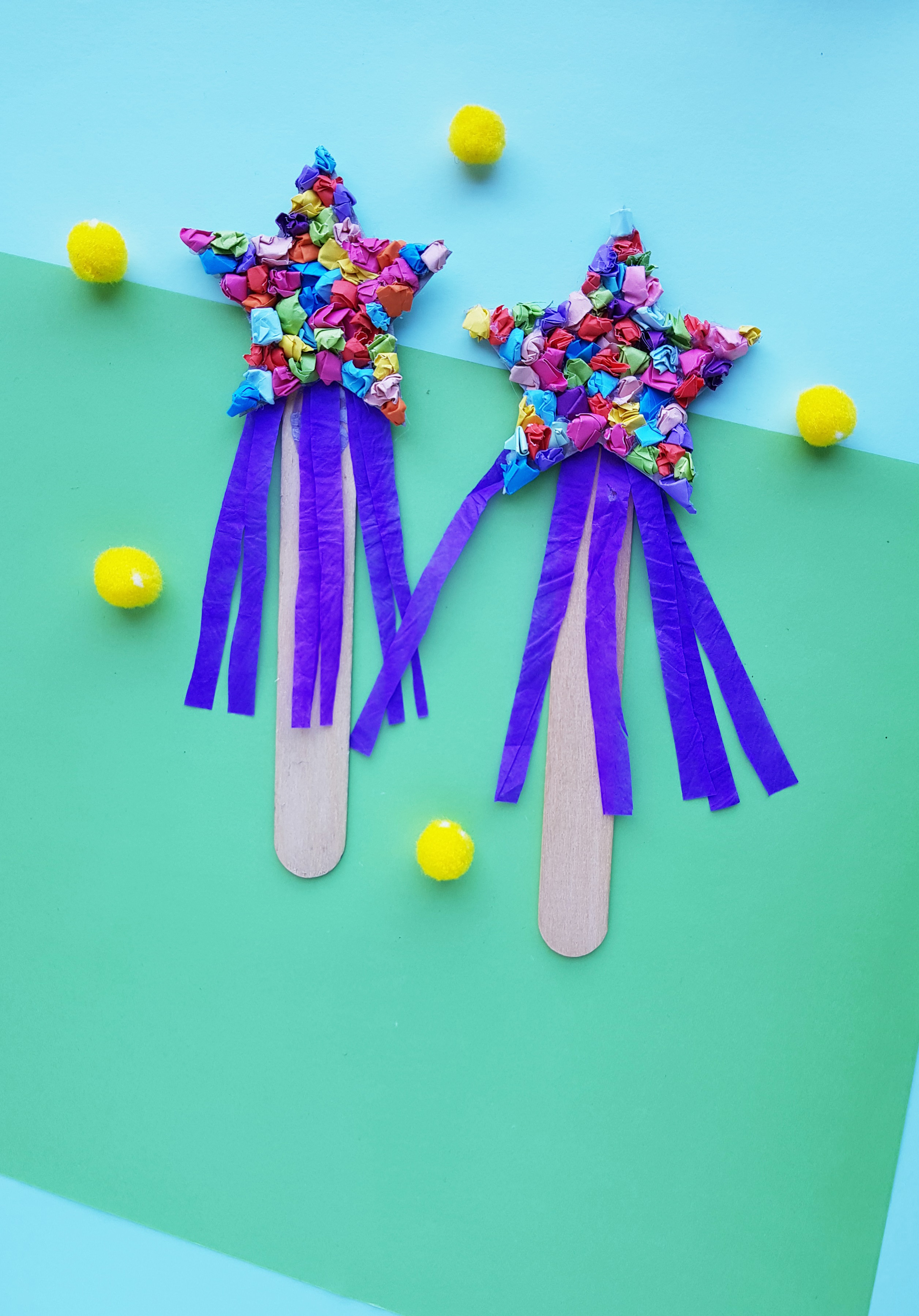 New Year's Wishing Wand Kids Craft