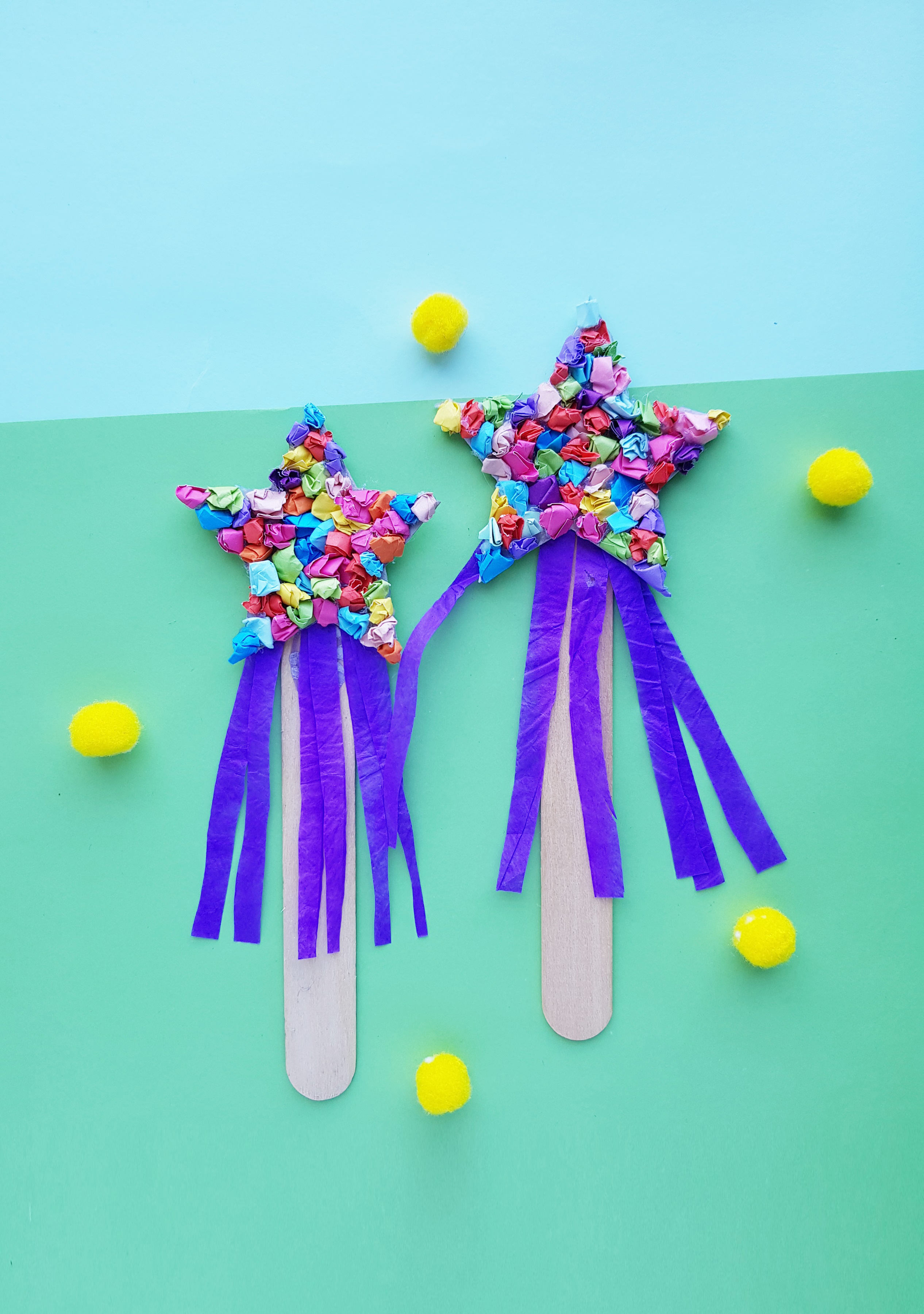 New Year's Wishing Wand Kids Craft