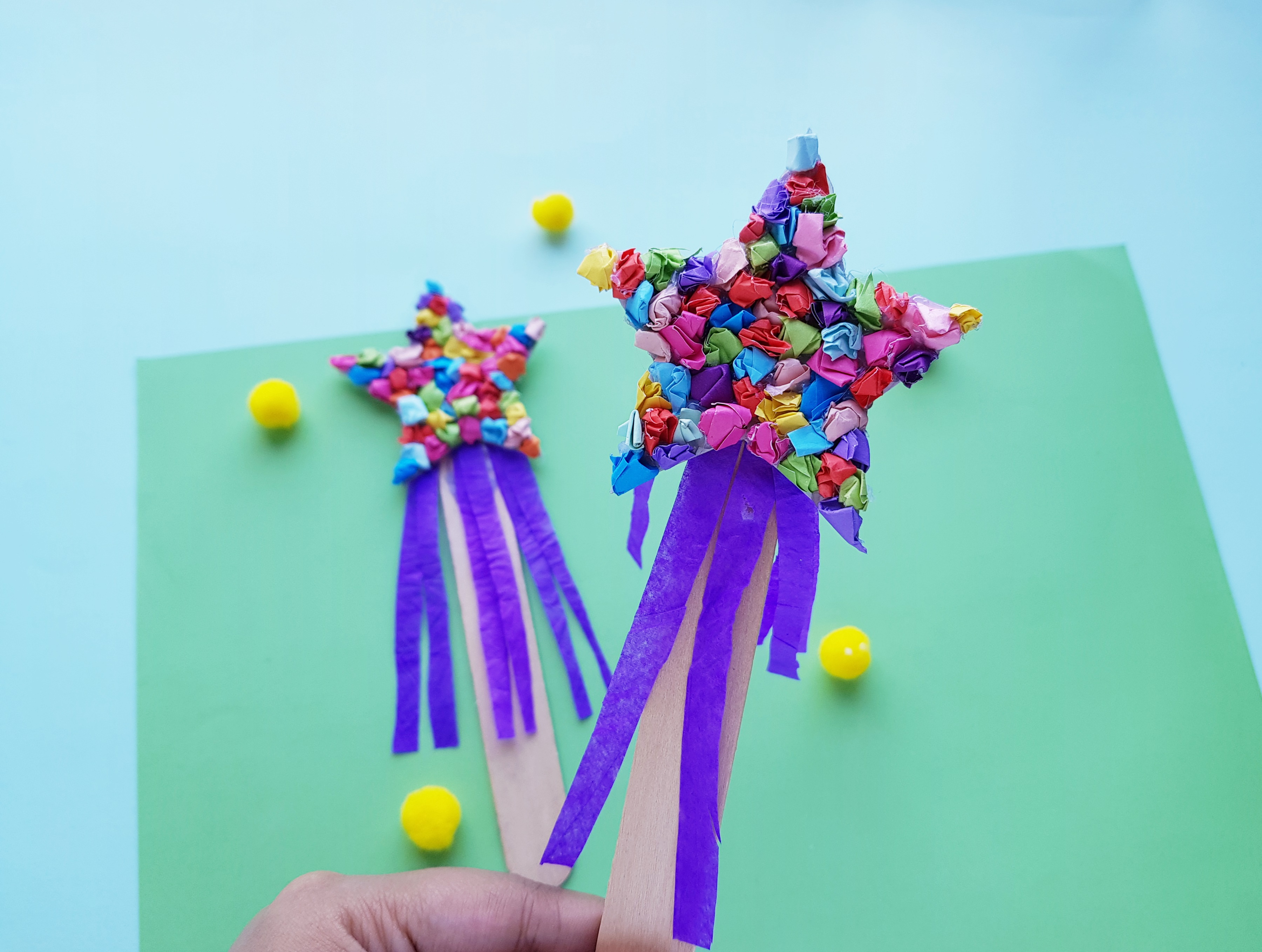 New Year's Wishing Wand Kids Craft