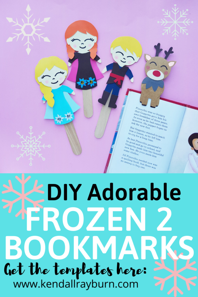 DIY Frozen 2 Bookmarks