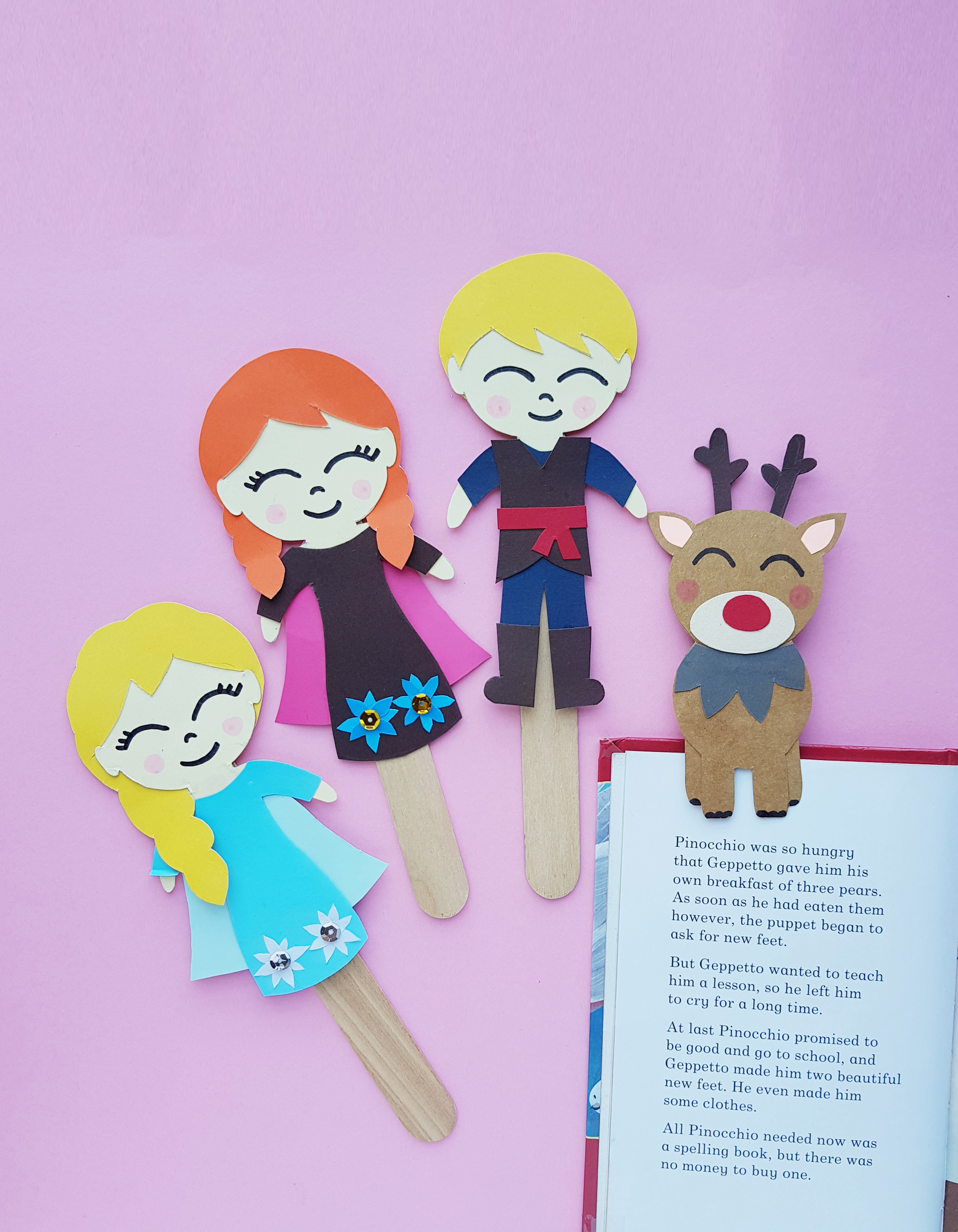 DIY Frozen 2 Bookmarks