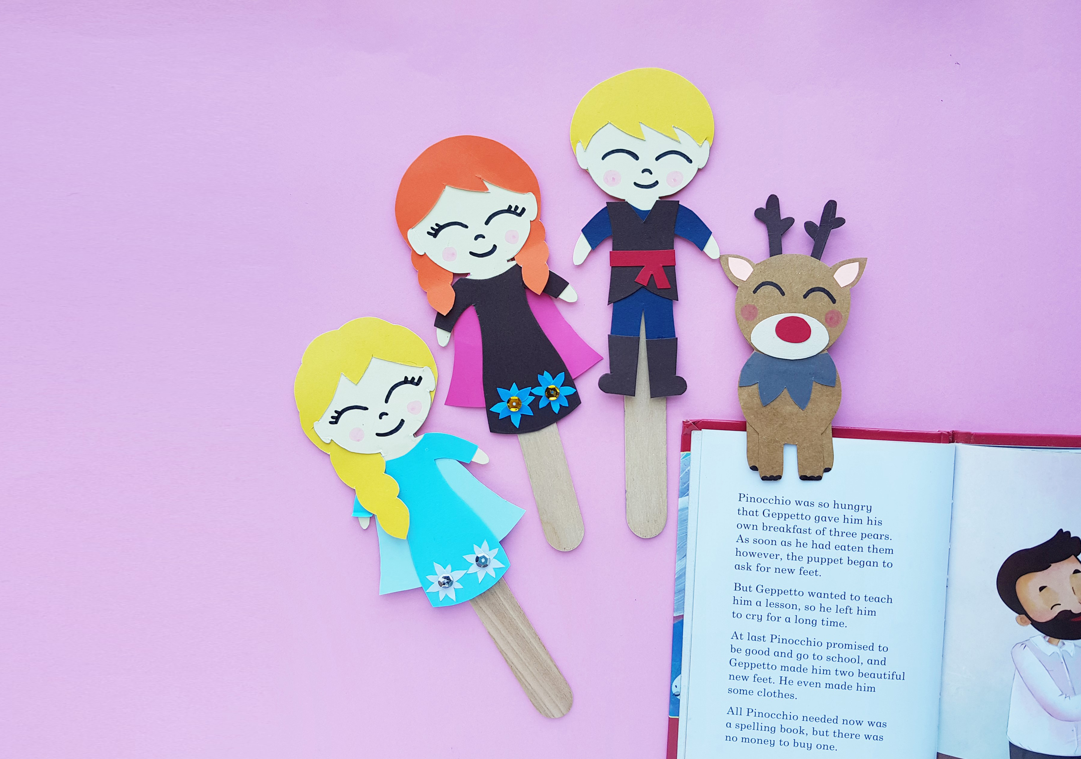 DIY Frozen 2 Bookmarks