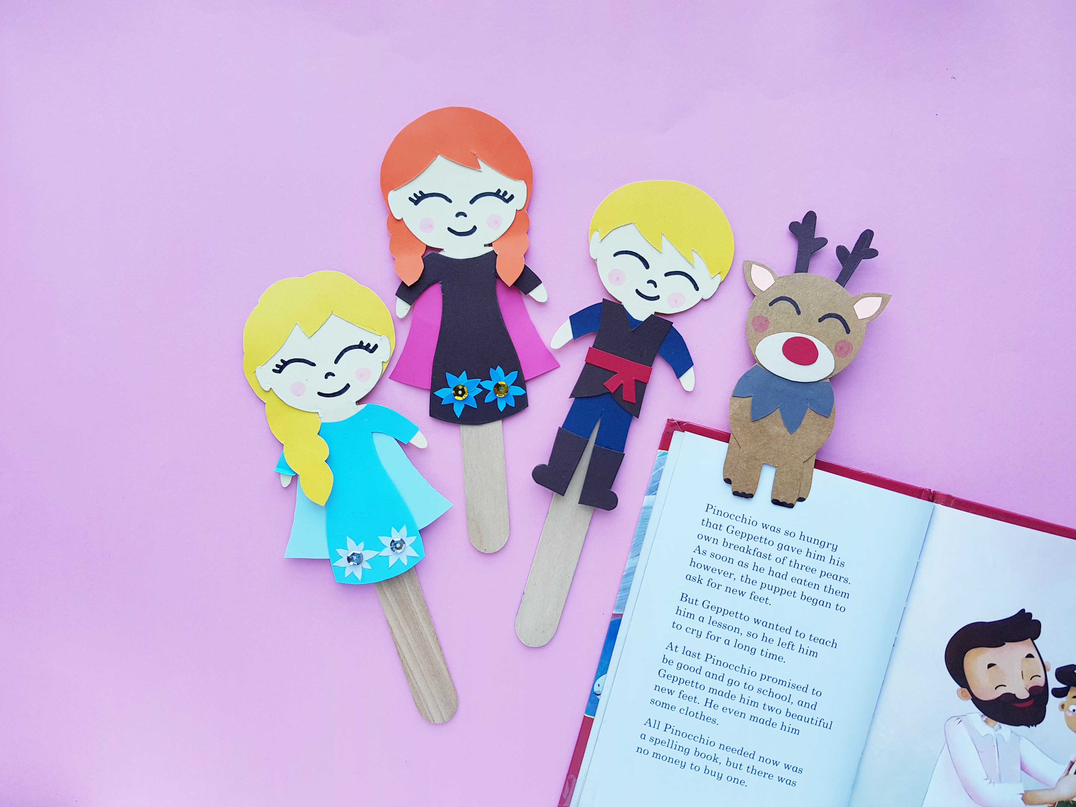 DIY Frozen 2 Bookmarks