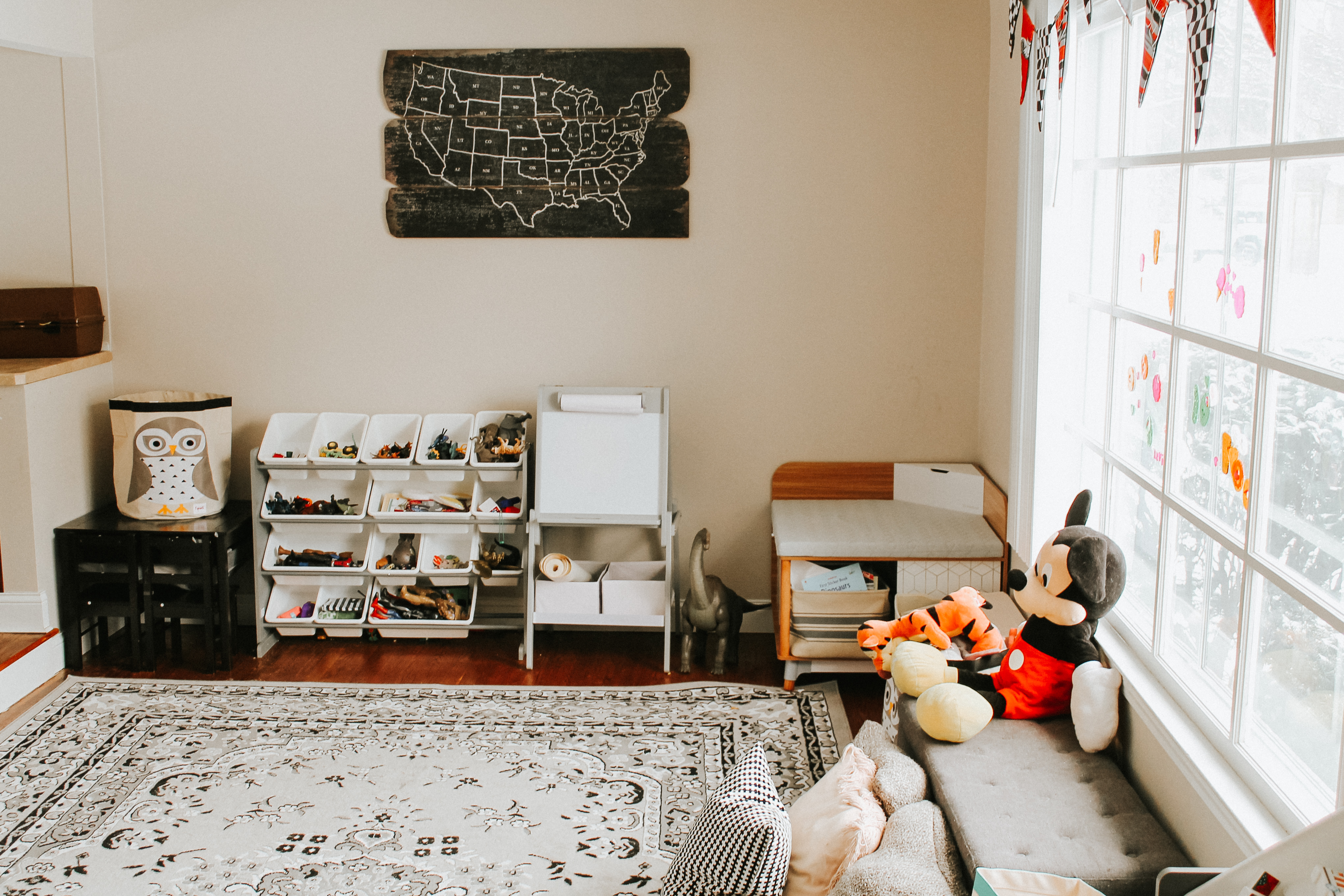 Budget-Friendly Playroom Organization