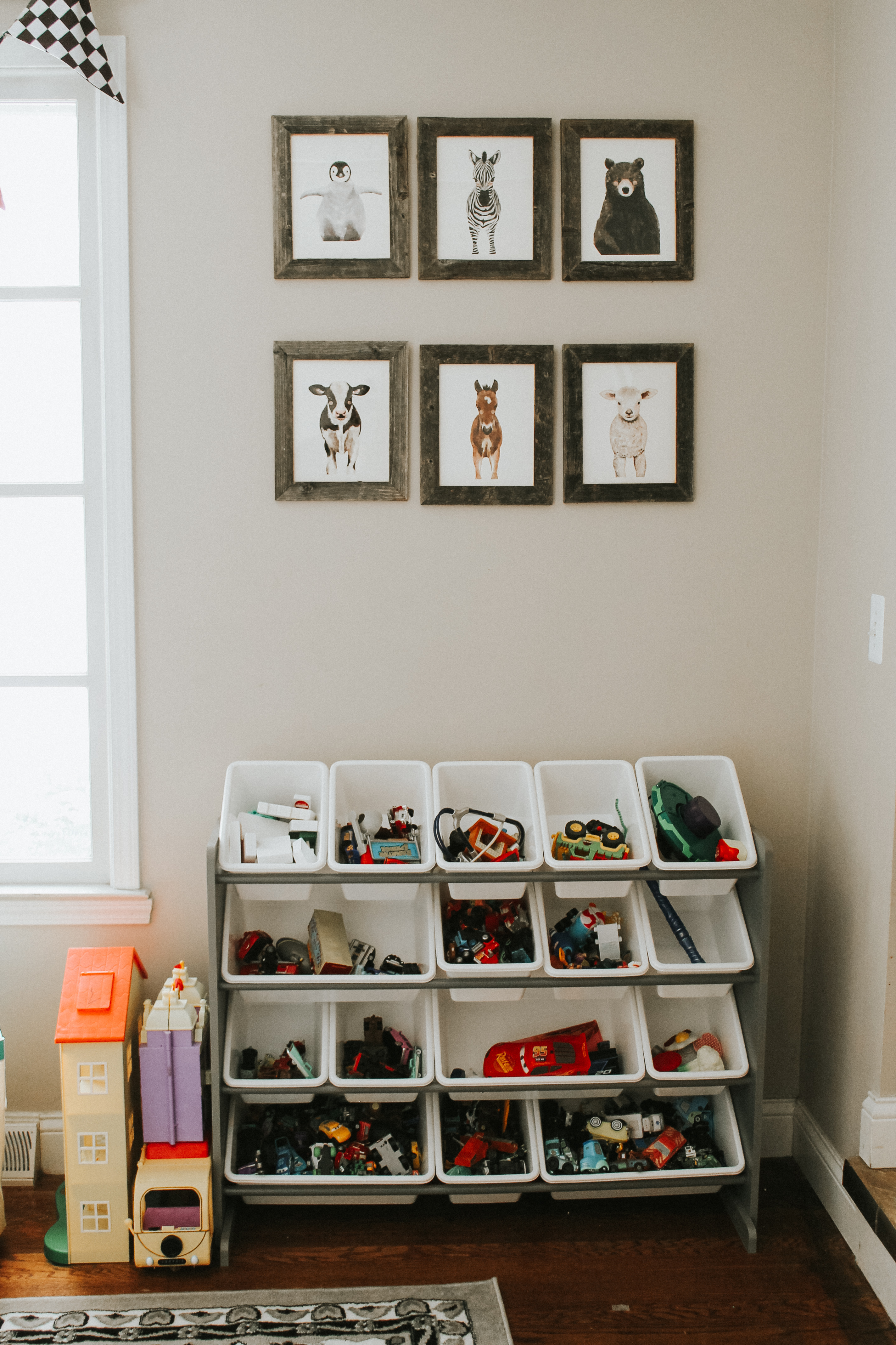 organizing a playroom on a budget